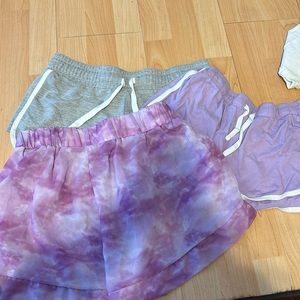 3 pairs of shorts
